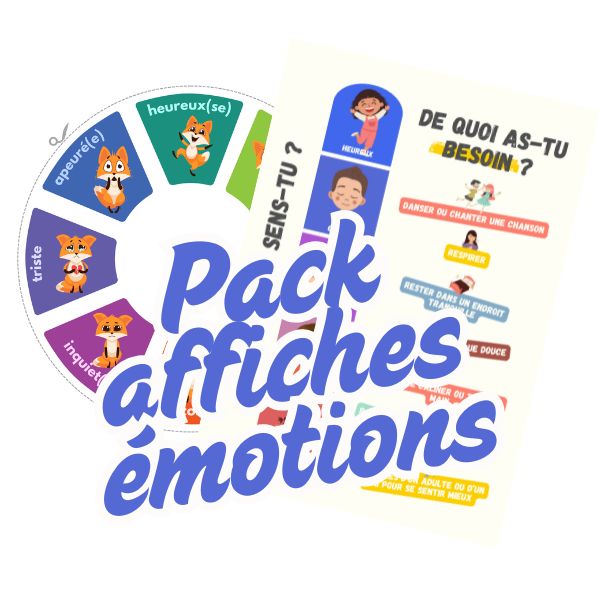 Pack affiche et roue des émotions